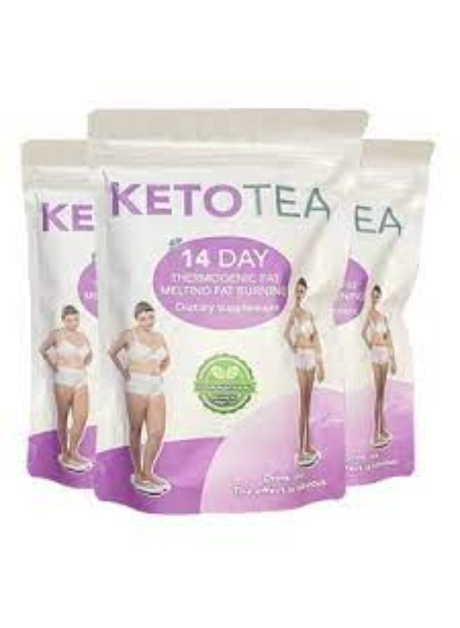 Lifeworth 14 Days Colon Cleanse Fat Burn Skinny Belly KETO Tea Detox Tea